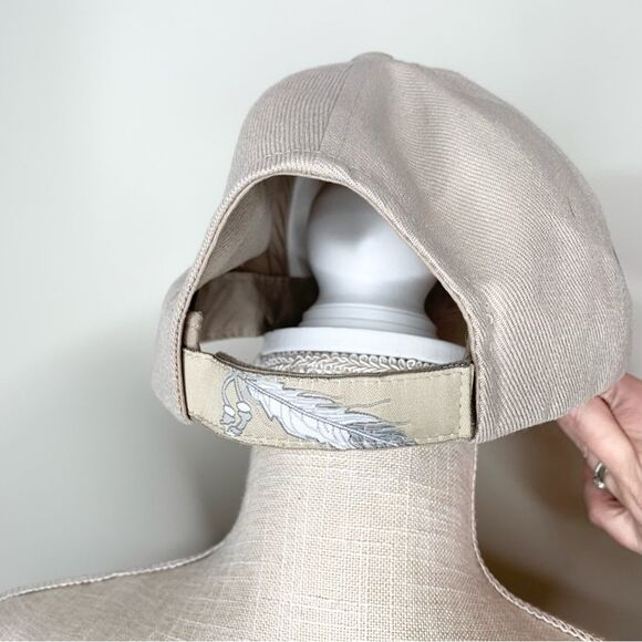 Native Pride Embroidered Dreamcather Feathers Baseball Hat Velcro Closure - Picture 5 of 10